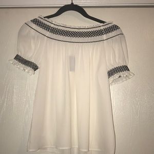 Off the shoulder shirt